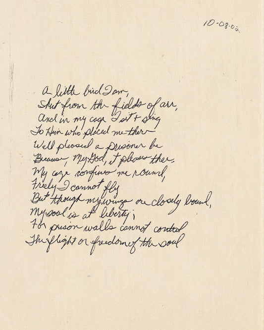Little bird i am